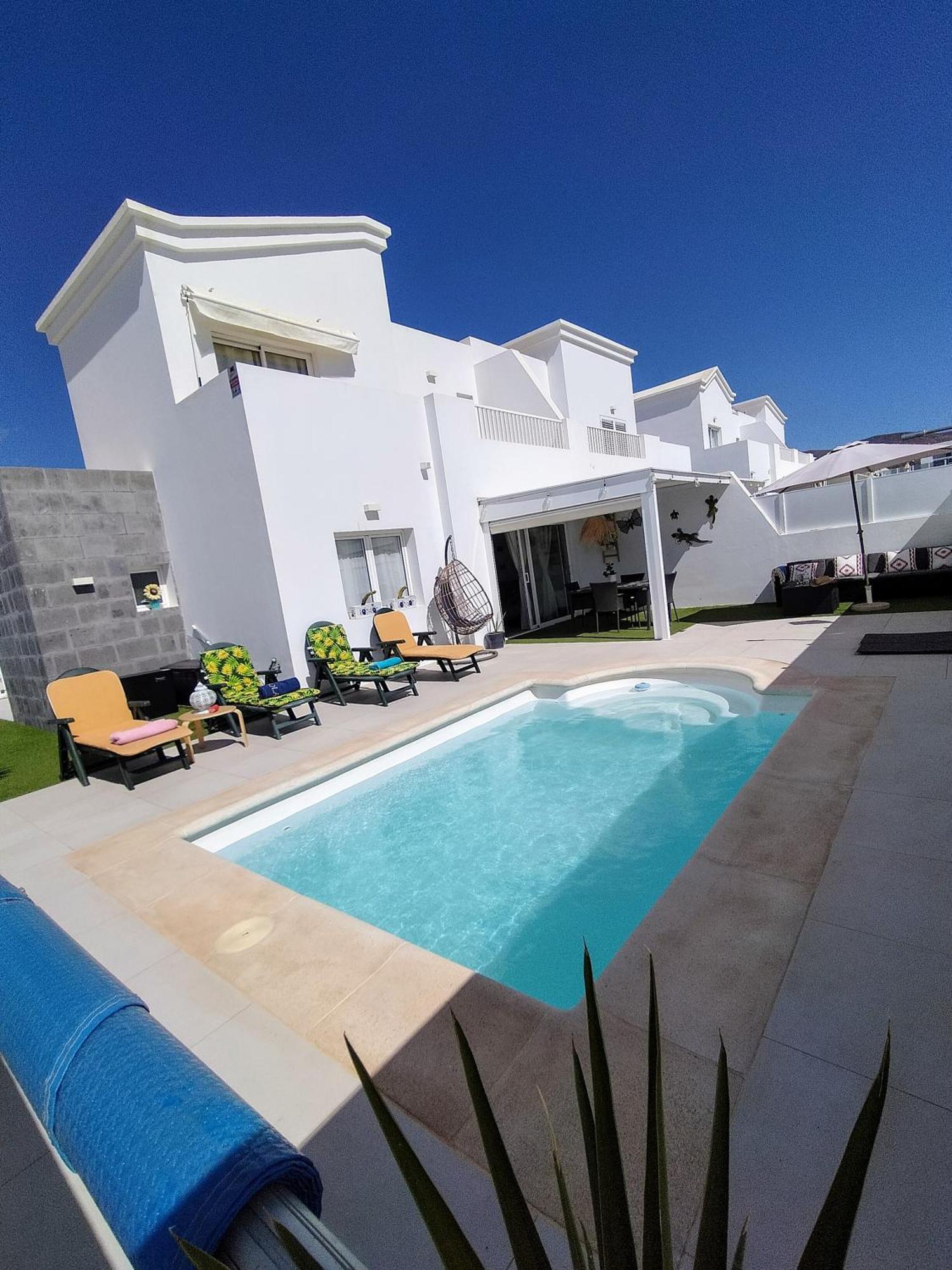 Lovely Villa Agua & Fuego,Heated Pool Playa Blanca  Exterior photo