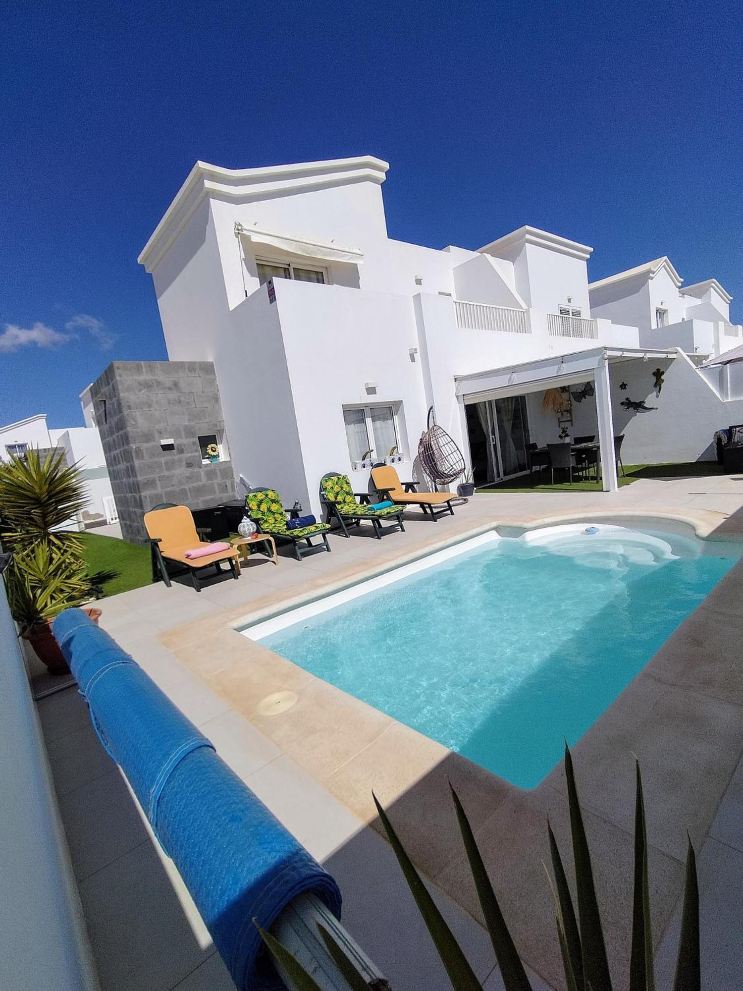 Lovely Villa Agua & Fuego,Heated Pool Playa Blanca  Exterior photo