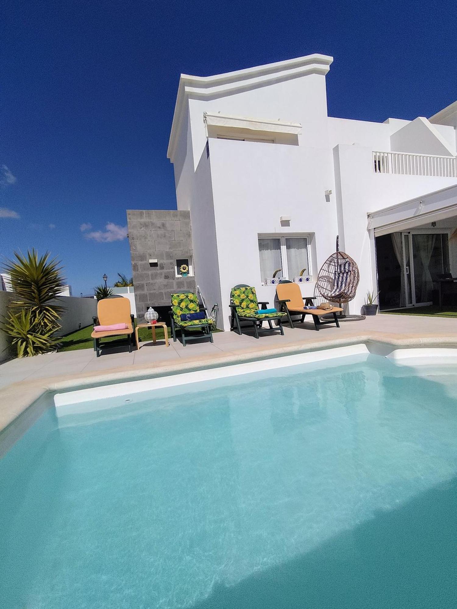 Lovely Villa Agua & Fuego,Heated Pool Playa Blanca  Exterior photo