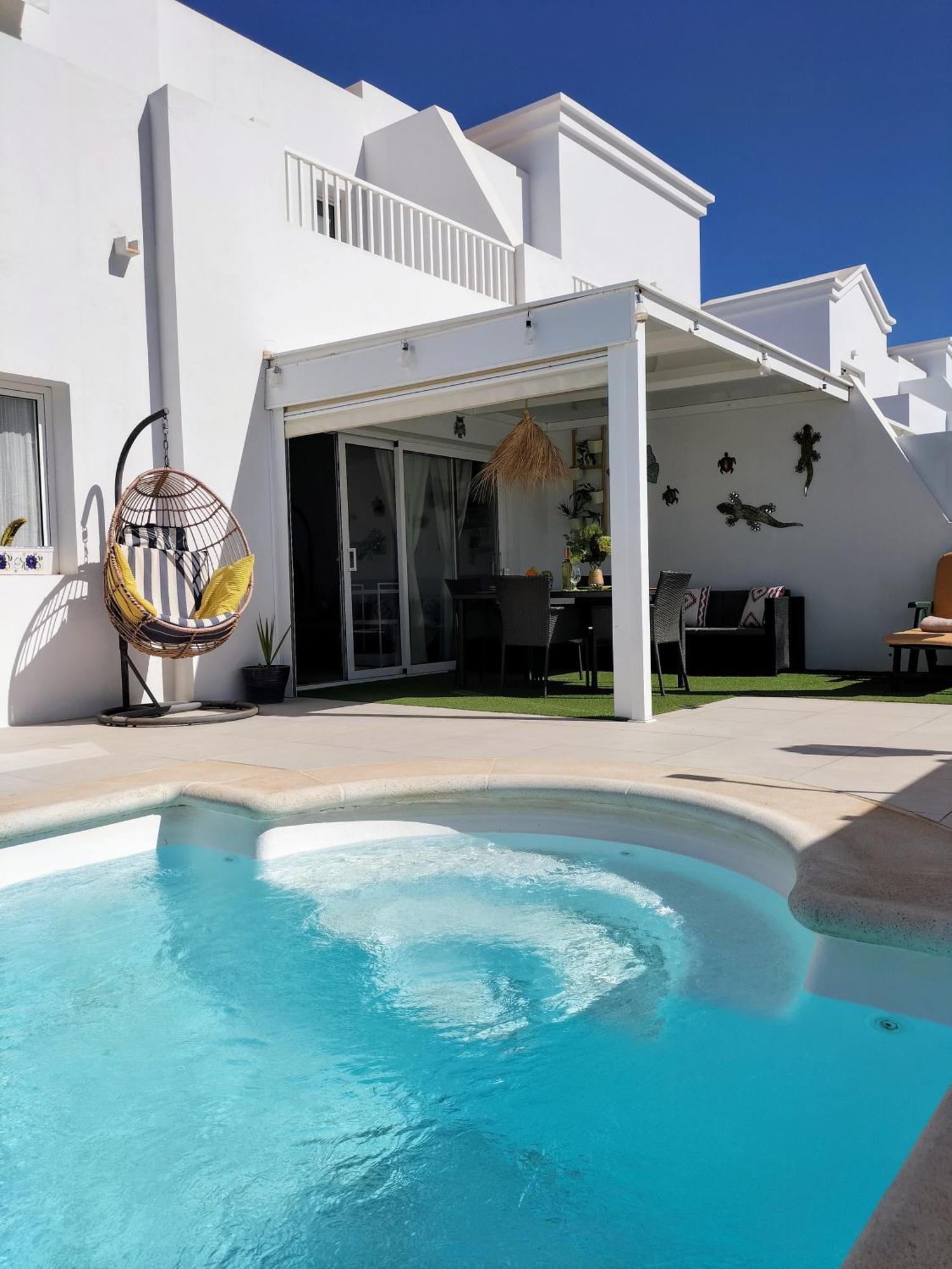 Lovely Villa Agua & Fuego,Heated Pool Playa Blanca  Exterior photo