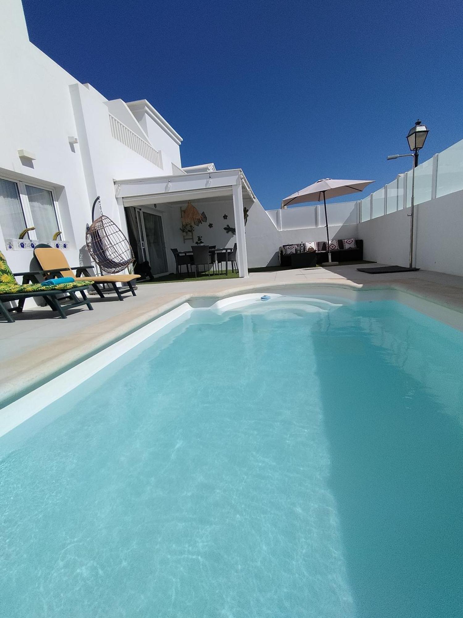 Lovely Villa Agua & Fuego,Heated Pool Playa Blanca  Exterior photo